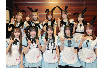 ＝LOVE、“不思議の国”衣装＆うさ耳で新曲披露 野口衣織の間奏ダンスも話題 画像