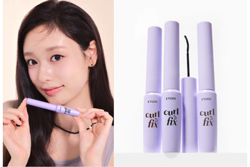 エチュード、短いまつ毛も逃さずキャッチする新作マスカラ『カールフィックスマスカラ スキニー』登場 画像