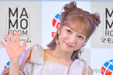 辻希美、打ち合わせに同行した第5子・夢空（ゆめあ）ちゃん公開「お利口さん」「まんまる頭が可愛すぎる」の声 画像