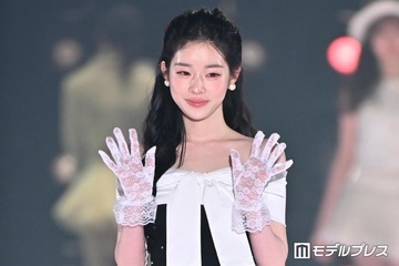 “韓国人インフルエンサー”ユ・ヘウォン、ほっそり美脚際立つミニワンピ姿 気品漂うランウェイ披露【関コレ2026S/S】 画像