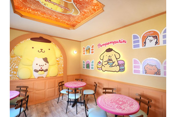 ハーモニーランド、ポムポムプリン30周年イベント開幕！ダイナーで360度“可愛い”に浸る 画像