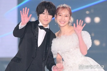 「ラブトラ2」マサヤ＆もも、豪華挙式ショット公開「美男美女で絵になる夫婦」「幸せ溢れてる」と反響続々 画像