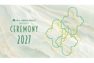 Mrs. GREEN APPLE「CEREMONY」2027年も開催決定「CEREMONY 2026」はTVer配信・WOWOW放送＆配信 画像