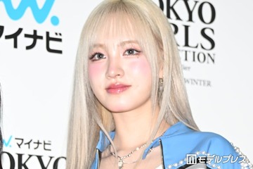 IVEリズ、ショーパン×ロングブーツで美脚輝く「脚長すぎる」「完璧スタイル」の声 画像