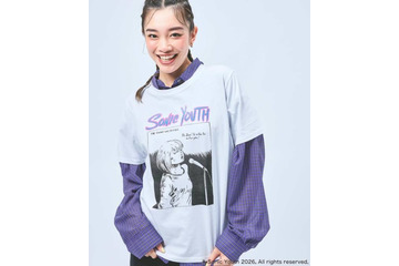 「niko and …」からSONIC YOUTHを大胆にデザインしたTシャツなどが登場。7月2日より販売開始 画像