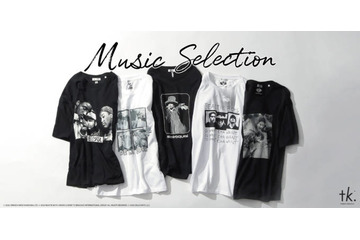 tk.TAKEO KIKUCHI、90年代を象徴する3組の世界的アーティストをフィーチャーしたTシャツ発売 画像