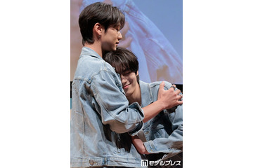 DXTEEN福田歩汰＆ONE LOVE ONE HEART相原一心、劇中の“頭キス”再現で会場沸く【Your Sky ハレのち恋】 画像