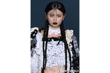 「今日好き」おひなさま（長浜広奈）、レース×稲藁の斬新コーデ 黒リップで魅了【TGC新潟2026】 画像