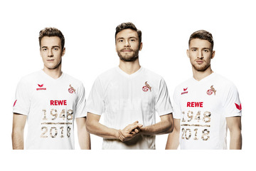 大迫勇也のケルン、「リバーシブル」の70周年記念ユニフォームを発表！ 画像