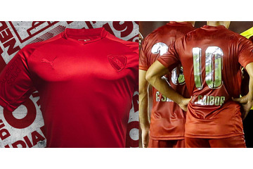 インデペンディエンテ、真っ赤な限定ユニフォームを発表！衝撃の光る背番号も 画像