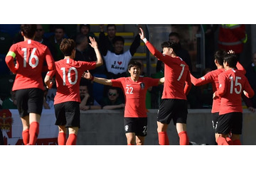 韓国代表、なぜか背番号がグチャグチャに…その理由は「W杯対策」 画像