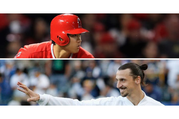 大谷とイブラヒモヴィッチ、いっしょにLAのスポーツ界を席巻してた！ 画像