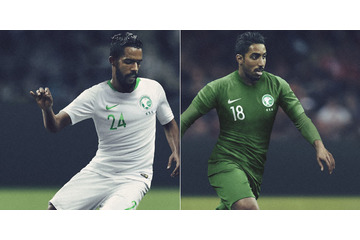 サウジアラビア代表、「新エンブレム」のW杯ユニフォームを発表！ 画像