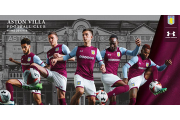 ジョン・テリーがチームを牽引！アストン・ヴィラ、2017‐18ユニフォーム 画像