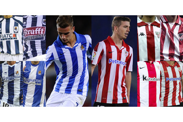 バスクダービー目前！ビルバオとソシエダのカッコいい“ホームユニフォーム”10選 画像