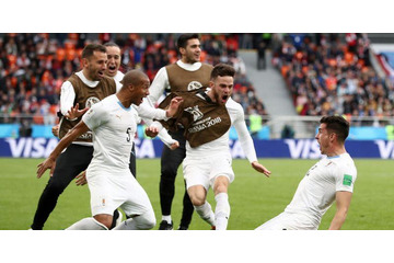 終盤勝負が実る！ウルグアイ、セットプレーの一撃でエジプトを撃破 画像