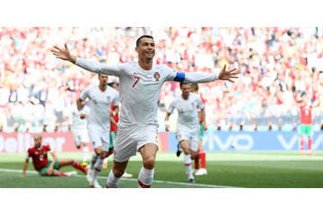 ロナウドの2試合連続弾でポルトガルが今大会初勝利！モロッコは敗退が決定 画像