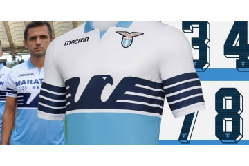 ラツィオ、80年代テイストの2018-19ユニフォームが登場！ネームナンバーも掲載 画像