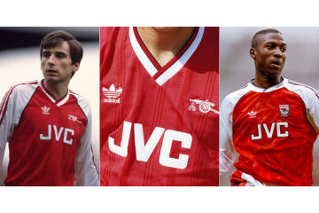 伝説の“腐ったバナナ”も！アーセナル、歴代adidasユニはこんな感じ 画像