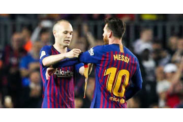 イニエスタ、本音を教えてくれた！「メッシなしのバルサは…」 画像