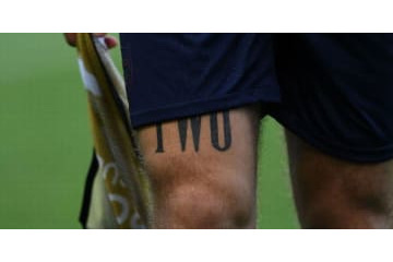 ベジェリンの「アーセナル命」な新タトゥーを見る 画像