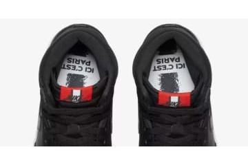 「PSG×エア・ジョーダン1」のコラボ黒スニーカーがいいぞ！ 画像