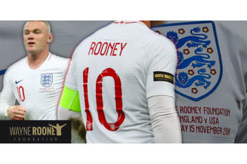 イングランド代表「ルーニー代表引退ユニフォーム」を徹底的に詳しく見る 画像