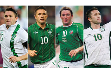 引退のロビー・キーンを「傑作揃いのアイルランド代表ユニフォーム」で振り返る 画像