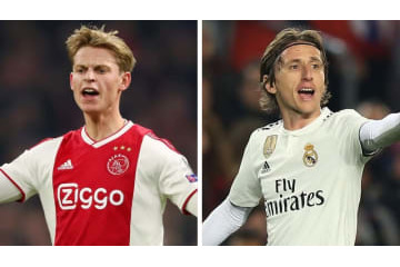 これは気まずい…モドリッチと至宝デ・ヨング、尿検査で超接近 画像