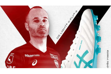 イニエスタ着用のASICSスパイク『DSライト X-FLY4』に新色が登場！ 画像