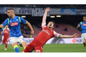 怪我のラムジー、ナポリ戦が「アーセナル最後の試合」になるか… 画像