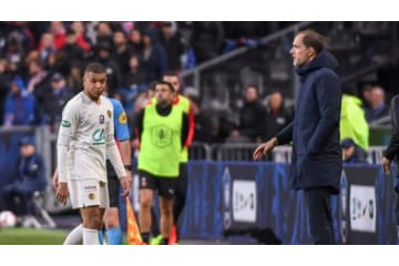 一発レッドのエムバペ、PSG監督が擁護 「実は病院に行ってた」 画像