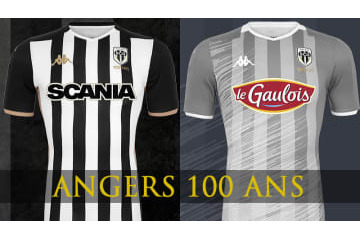 仏1部アンジェ、「100周年記念」となる2019-20新ユニフォームを発表！ 画像