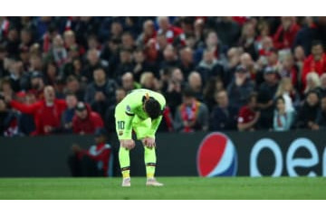 CL衝撃敗退のメッシ、1人だけアンフィールドに置き去り…なぜ 画像