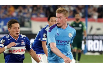 マリノスを激賞したデ・ブライネ、日本でやった無慈悲なフェイントがこれ！ 画像