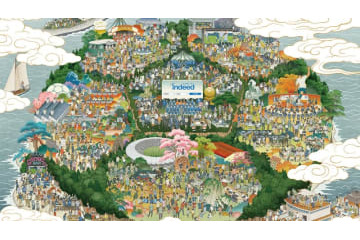 求人検索エンジンの『Indeed（インディード）』が“サッカー島”を開設！ 画像