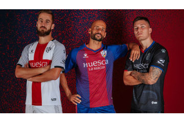 岡崎のウエスカ、2019-20新ユニフォーム登場！サードは「ドラゴンスレイヤー」 画像