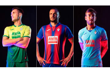 乾貴士のエイバル、2019-20新ユニフォームを発表！新メーカーは「JOMA」 画像