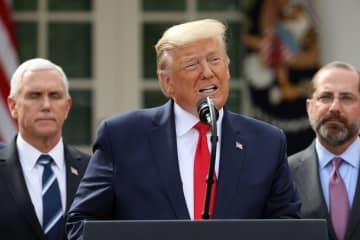 米、新型コロナで非常事態 画像