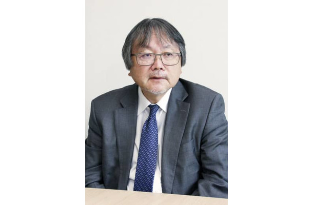 インタビューに応じる世界銀行の西尾昭彦副総裁