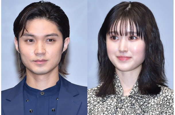 「TikTok TOHO Film Festival 2022」完成披露イベントに出席した磯村勇斗、福本莉子（C）モデルプレス