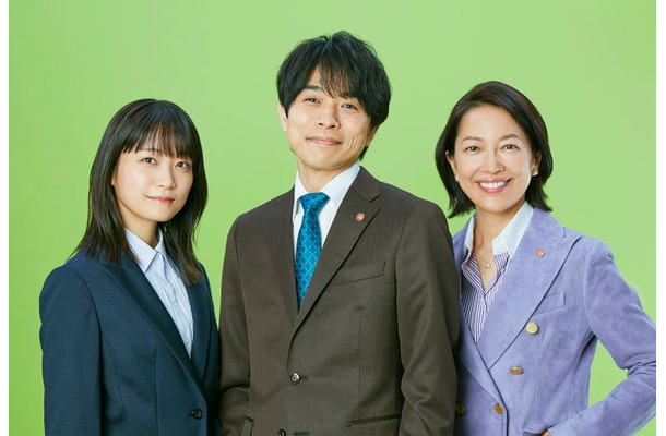 深川麻衣、井ノ原快彦、羽田美智子（C）テレビ朝日