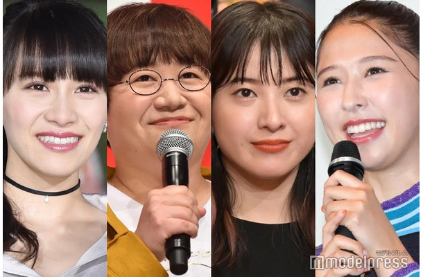 あ～ちゃん、近藤春菜、吉高由里子、玉井詩織 （C）モデルプレス