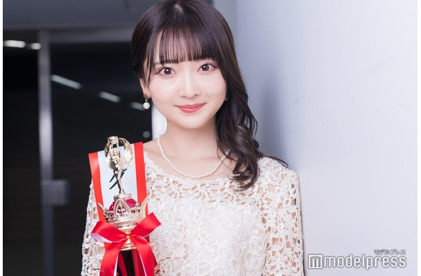 「MISS OF MISS CAMPUS QUEEN CONTEST 2023」でグランプリを獲得した宮本李菜（C）モデルプレス