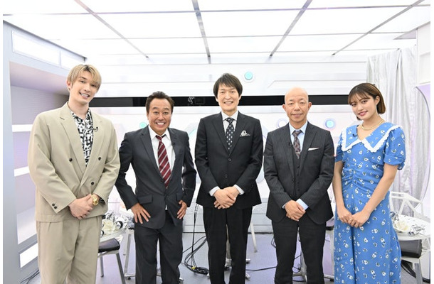 ジェシー、三村マサカズ、千原ジュニア、小峠英二、王林（C）TBS