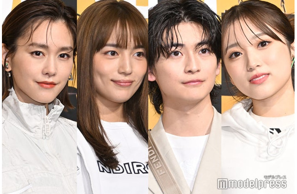 桐谷美玲、川口春奈、高橋文哉、矢吹奈子（C）モデルプレス