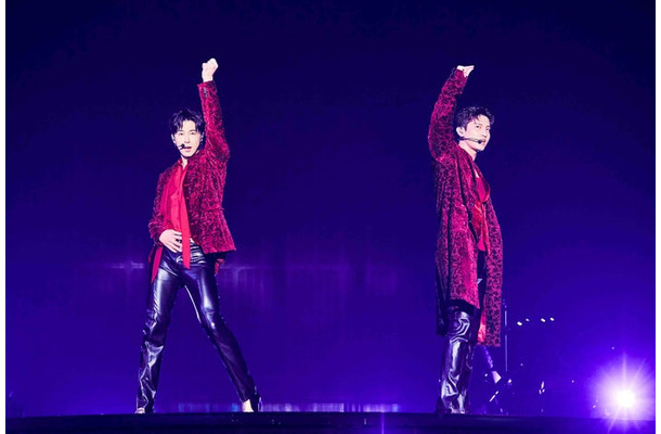 東方神起「さいたまスーパーアリーナ公演」より（提供写真）