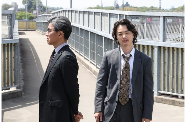 木村拓哉、染谷将太「風間公親－教場0－」第9話より（C）フジテレビ