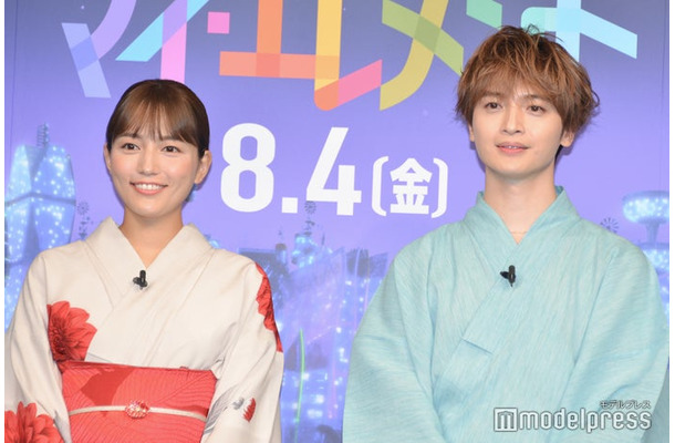 「マイ・エレメント」公開直前イベントに出席した川口春奈、玉森裕太、（C）モデルプレス