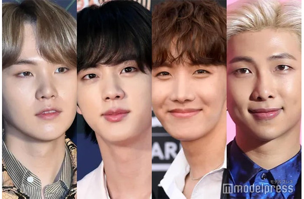 SUGA、JIN、J-HOPE、RM（C）モデルプレス